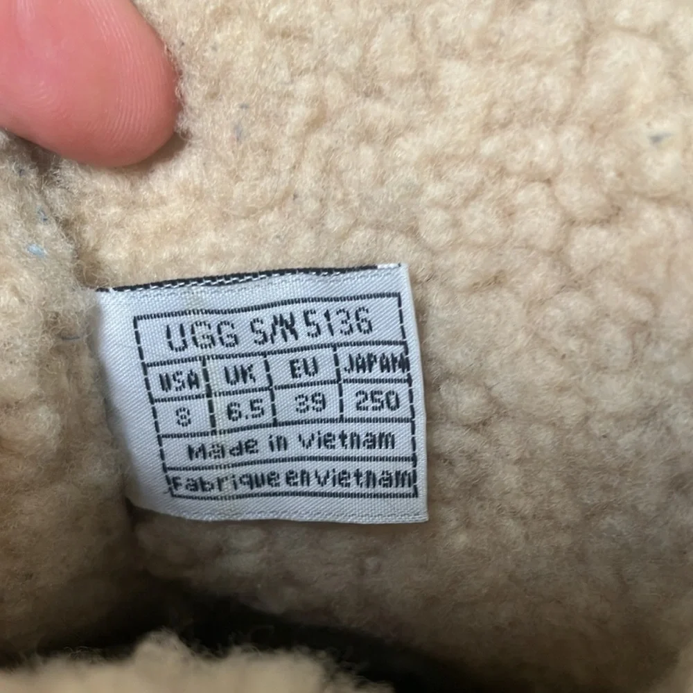 UGG Brown Shearling-Lined Winter Boots